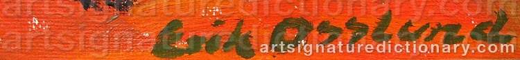 Signature by Erik OSSLUND