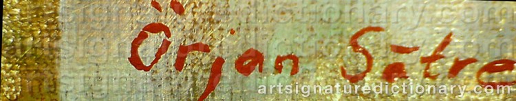 Signature by Örjan SÄTRE