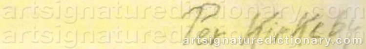 Signature by Per KIRKEBY