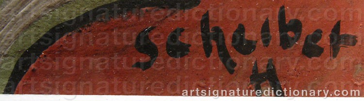 Signature by Hugo SCHEIBER