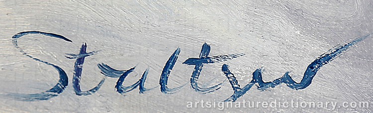 Authentic signature by Nadezda STRELTSOVA on Painting/Watercolour artwork