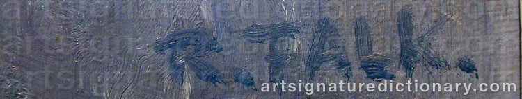 Signature by Ragnar FALK