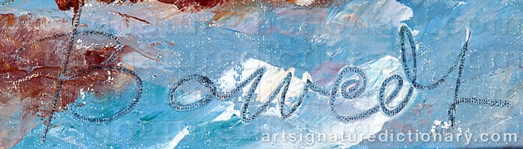 Signature by Carl Christian BOWEDT