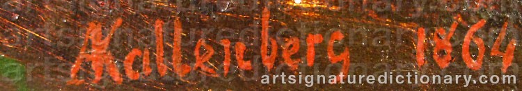 Signature by Anders KALLENBERG