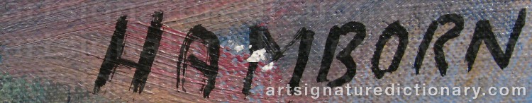 Signature by Axel HAMBORN
