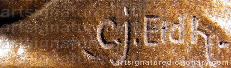 Signature by Carl Johan ELDH