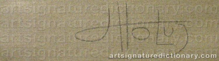 Signature by Tomasz HOLUJ