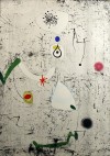 Close-up details showing Joan MIRO signature forgery characteristics