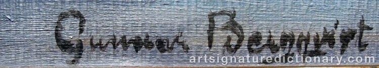 Signature by Gunnar BERGQVIST