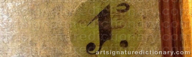 Authentic signature by Francisco De ZURBARAN on Painting/Watercolour artwork