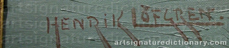 Signature by Henrik LÖFGREN