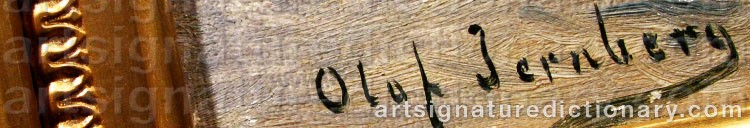 Signature by Olof JERNBERG