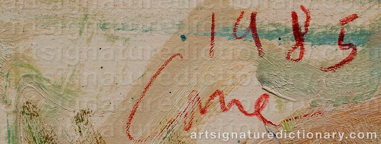 Signature by Louis CANE