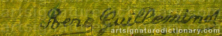 Signature by René GUILLEMINOT