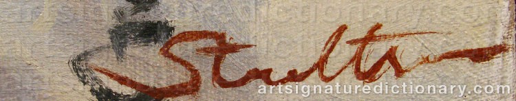 Authentic signature by Nadezda STRELTSOVA on Painting/Watercolour artwork