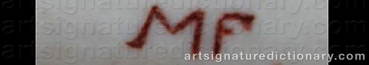 Authentic signature by Magnus (Sami Artist) FANKKI on artwork