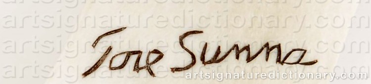 Signature by Tore (Sami Artist) SUNNA