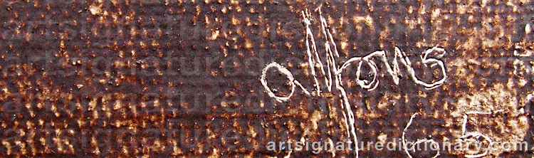Signature by Sven Gunnar ALFONS