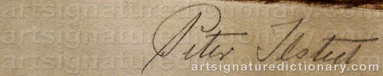 Signature by Peter Vilhelm ILSTED