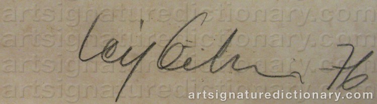 Signature by Leif ERICSON