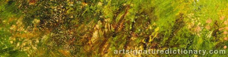Authentic signature by James PEEL on artwork