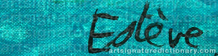 Signature by Maurice ESTEVE