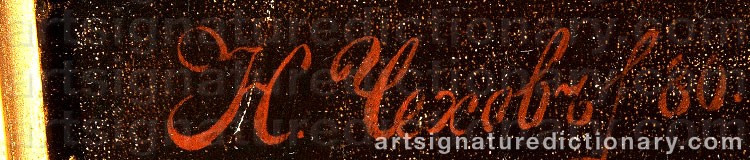 Authentic signature by Nikolai CHEKHOV on  artwork