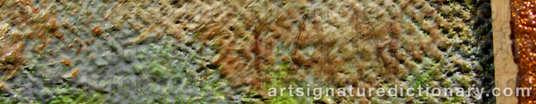 Signature by Ivar ‘Ian’ ANDERSSON