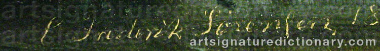 Signature by Carl Fredrik SØRENSEN