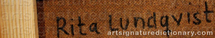 Signature by Rita LUNDQVIST