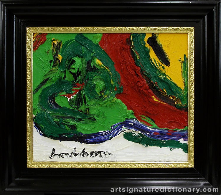 Close-up details showing Bengt LINDSTRÖM signature forgery characteristics