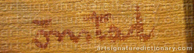 Signature by Bernhard ÖNSTAD