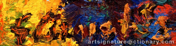 Signature by Gustaf ARNOLDS