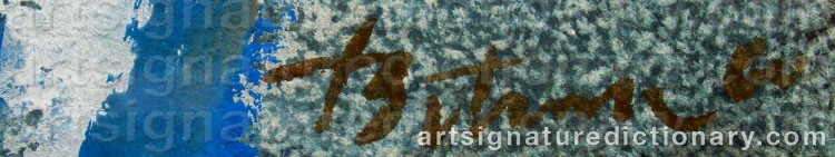 Signature by Albert BITRAN
