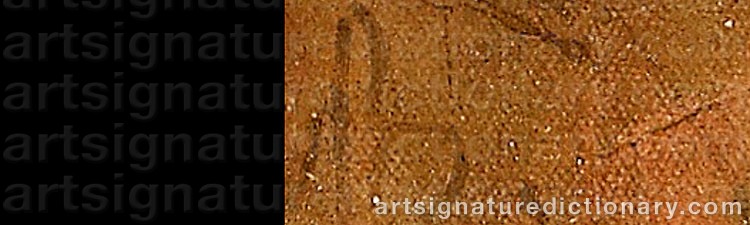 Authentic signature by Igor VOROSHILOV on  artwork