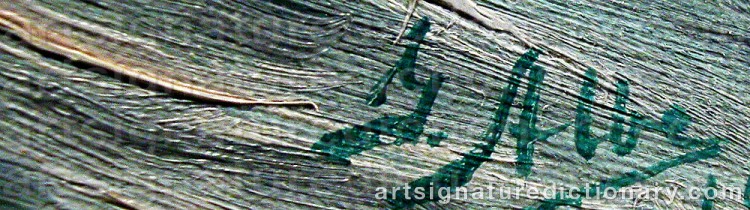 Signature by Gerhard ALBE