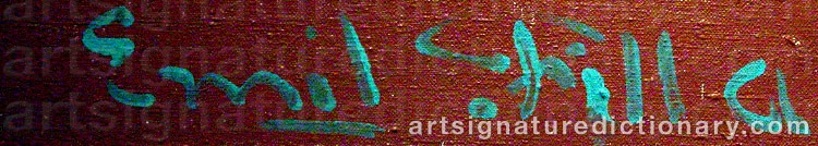 Signature by Emil FILLA