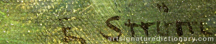 Signature by Elsa STRÖM-CIACELLI