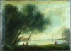 Close-up details showing Jean Baptiste Camille COROT signature forgery characteristics