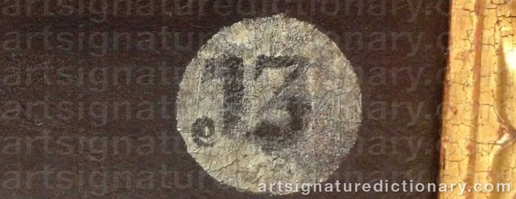 Authentic signature by Juan De ROELAS on Painting/Watercolour artwork