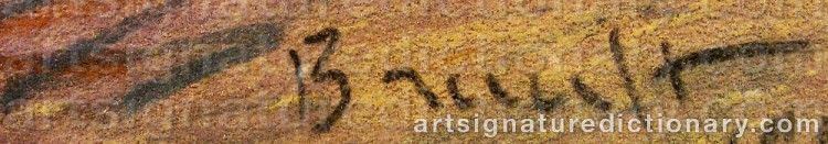 Signature by Carl BRANDT