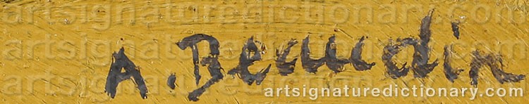 Signature by Andre BEAUDIN