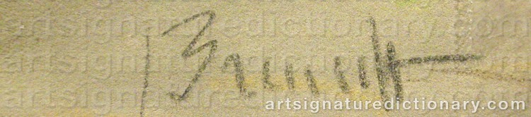 Signature by Carl BRANDT