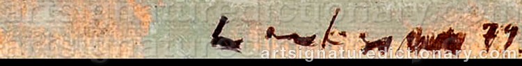 Authentic signature by Tero LAAKSONEN on Painting/Watercolour artwork