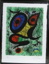 Close-up details showing Joan MIRO signature forgery characteristics