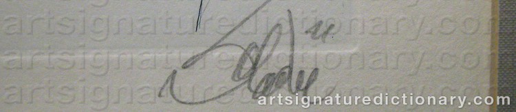 Signature by Jean-Baptiste VALADIÉ