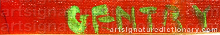Signature by Herbert GENTRY