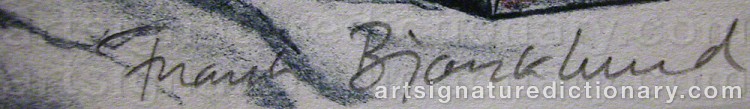 Signature by Frank BJÖRKLUND