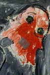 Close-up details showing Karel APPEL signature forgery characteristics