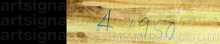 Authentic signature by Alexandre AREFIEV on artwork